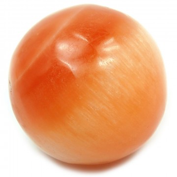 Selenitt, oransje Kule, 75 mm