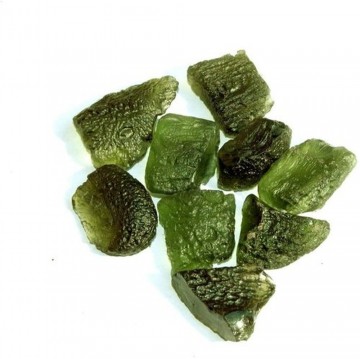 Moldavitt Rå 15-30 mm, 1,0-1,2 gram AAA-kvalitet