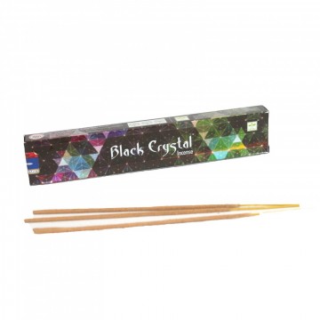 Satya Sai Baba røkelsespinner Black Crystal, 15 gram