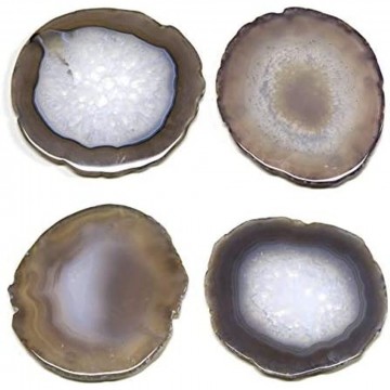 Agat skiver, naturlig 8-12 cm AAA-kvalitet