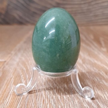 Aventurin, grønn egg 5 cm AAA-kvalitet