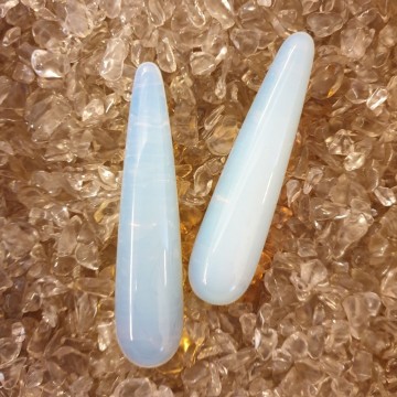 Opalitt (Syntetisk) massasjestav, 8 cm