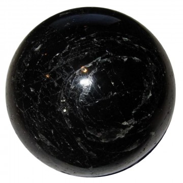 Turmalin, svart kule 5-7 cm AAA-kvaitet