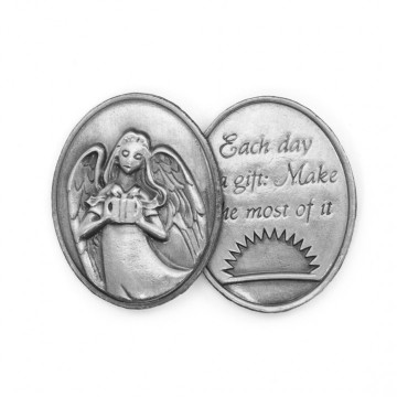 AngelStar Inspirational Token - Each days is a gift: Make the most of it