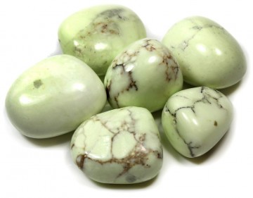 Krysopras, lemon Tromlet Medium AAA-kvalitet