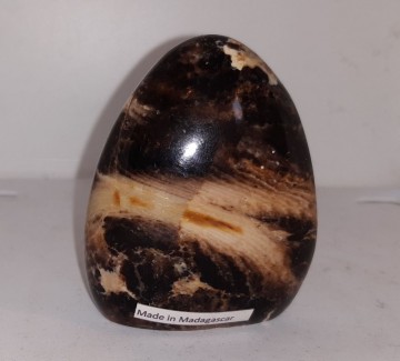 Opal, svart skulptur 169 gram, 70 mm