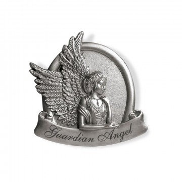 Guardian Angel Peaceful Metal Visor Clip