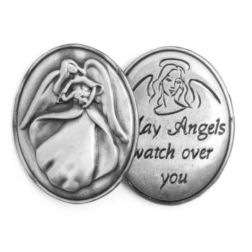 AngelStar Inspirational Token - May Angels Watch Over You