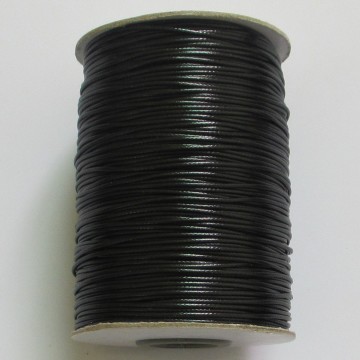 Vokset tråd, 1,0 mm, 170 meter, svart