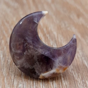 Cresent Moon Ametyst, 3 cm