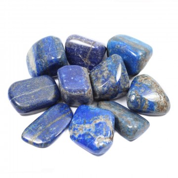 Lapis Lazuli Tromlet Stor AA-kvalitet
