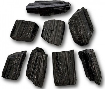 Turmalin, svart Rå 150-200 gram AAA-kvalitet