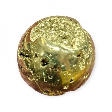 Pyritt kule 411 gram 5,5 cm AAA+ kvalitet