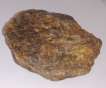 Crocidolitt, Silicified Tigerøye, gyllen Rå 390 gram AAA-kvalitet