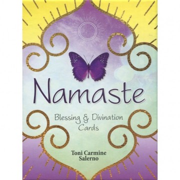 Namaste Blessing & Divination Orakel kort engelske av Toni Carmine Salerno