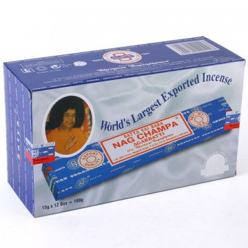 Satya Sai Baba røkelsespinner Nag Champa, 15 gram