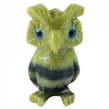 Ugle i Serpentin 3 cm