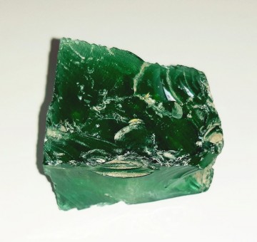 Obsidian, grønn ekte Rå 138 gram AAA-kvalitet