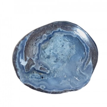 Agat geode med Blå Kalsedon 137 gram AAA-kvalitet