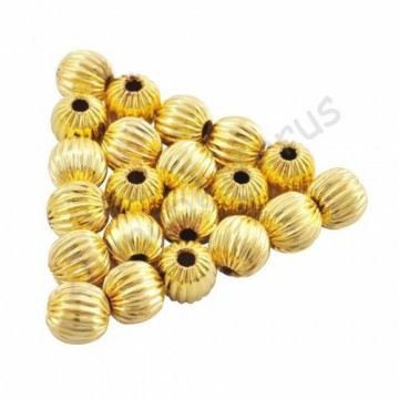 Spacer seed watermelon gull 6 mm, 50 stk