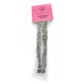 Smudge Stick - Blå salvie og einebær 16 cm