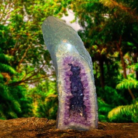 Ametyst grotte (geode) fra Brasil 20,9 kilo AAA-kvalitet