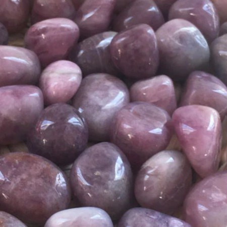 Ametyst, rosa Tromlet Medium AAA-kvalitet variant 2