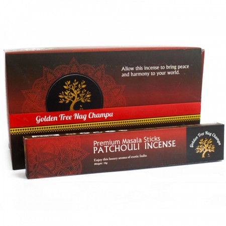 Golden Tree Nag Champa, Patchouli 