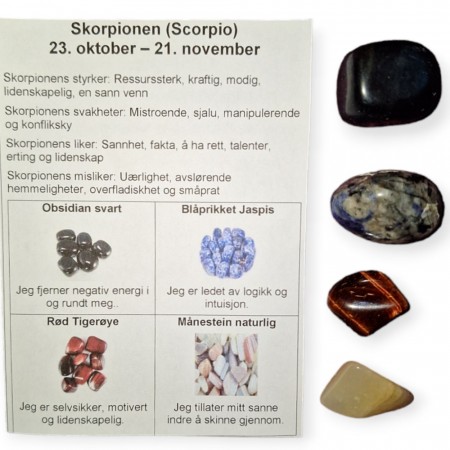 Skorpionen 4 tromlet krystaller