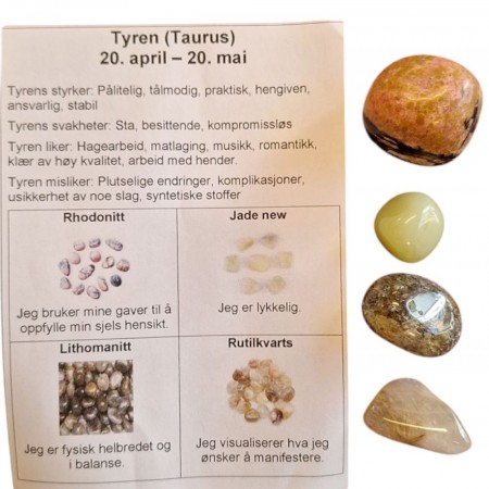 Tyren 4 tromlet krystaller