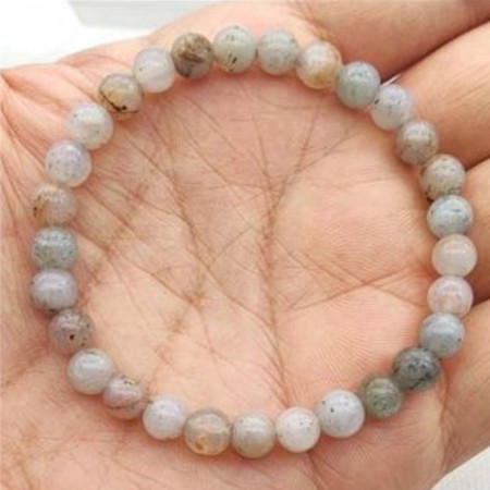 Armbånd med 6 mm Opal, fancy AAA-kvalitet, 19 cm