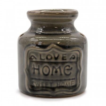 Home stor oljebrenner i glassert keramikk, Blue Stone 11 cm