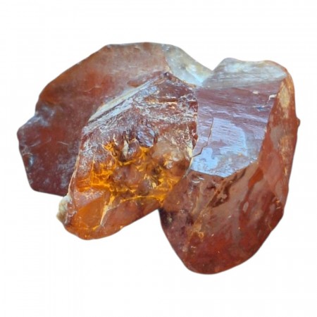 Hematittkvarts, rød Rå Tvilling 35 mm AAA-kvalitet