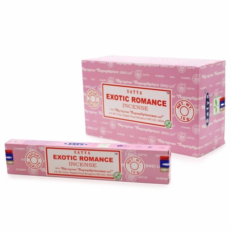 Satya røkelsespinner Exotic Romance, 15 gram