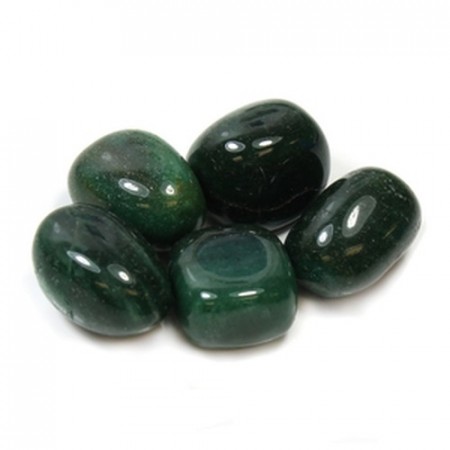 Fuksitt, grønn Tromlet Medium AAA-kvalitet