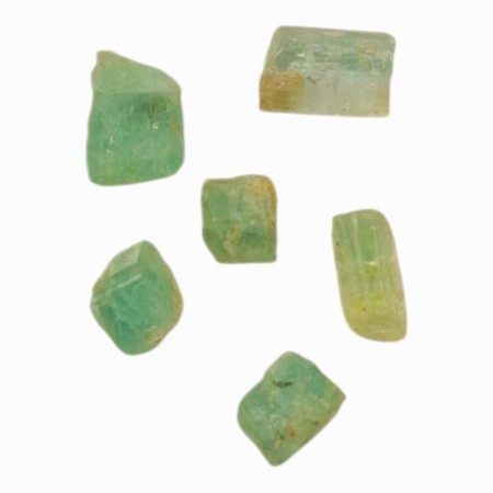 Smaragd krystaller (Grønn Beryll) Rå Ekstra Små AAA-kvalitet