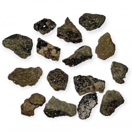Melanitt Granat (Andraditt) Rå krystaller 5-10 gram AA-kvalitet