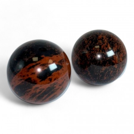 Obsidian, mahogny kule 15 mm