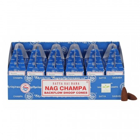 Satya Backflow Dhoop Cones Nag Champa