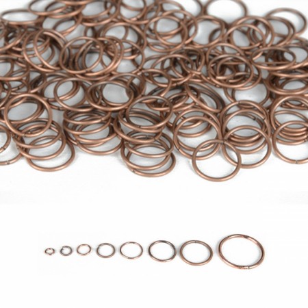 Splittring, kobber, 5 mm, 60 stk