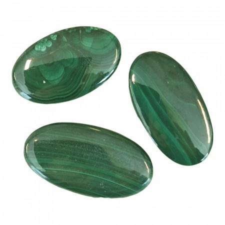 Malakitt CAB Oval 10-12 gram AAA-kvalitet