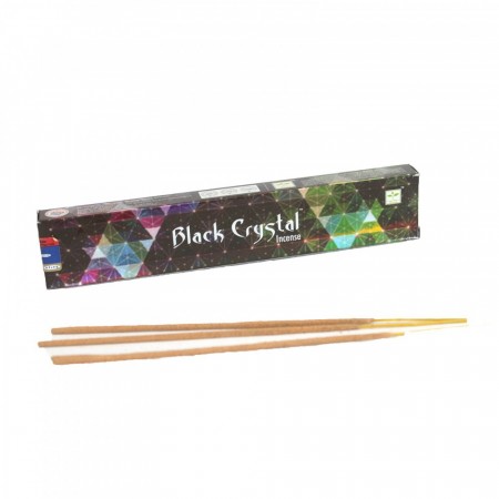 Satya Sai Baba røkelsespinner Black Crystal, 15 gram