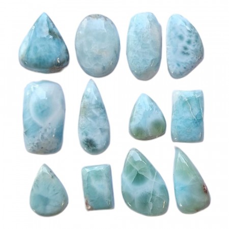 Larimar (Atlantis stein) CAB 15-25 mm AAA-kvalitet