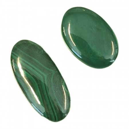 Malakitt CAB Oval 8-10 gram AAA-kvalitet