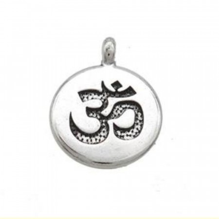Om Yoga charms, 15 mm, 20 stk