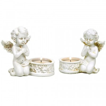 Cherub engler telysholder 2 stk