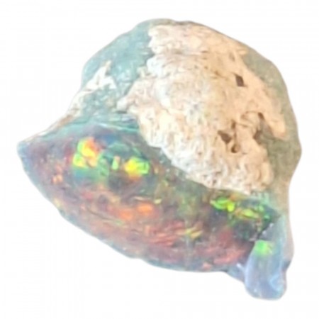 Opal, svart fra Etiopia Rå 0,86 gram AAA-kvalitet