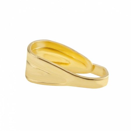Hempe for øyefeste, gull, 12 x 8 mm, 25 stk