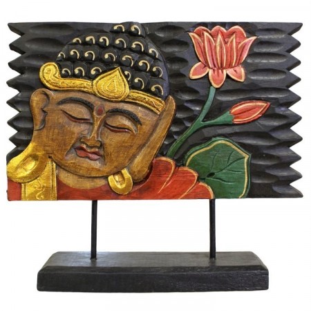 Buddha bilde i tre på fot