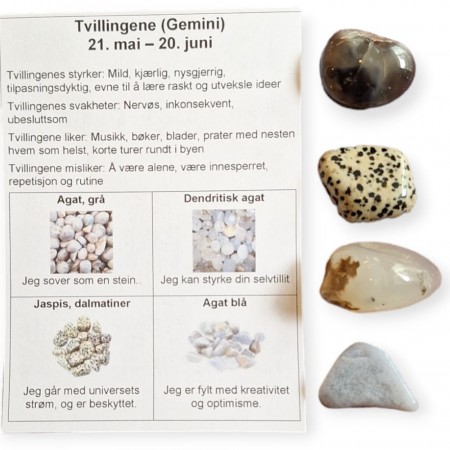 Tvillingene, 4 tromlet krystaller